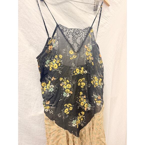 Free People Intimately Lace Handkerchief Mini Dress Small Fall Autumn Boho - Picture 5 of 7